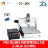 Zaiku CNC Router 3040 4 Axis PCB Milling 390x280x55 mm with Spindle